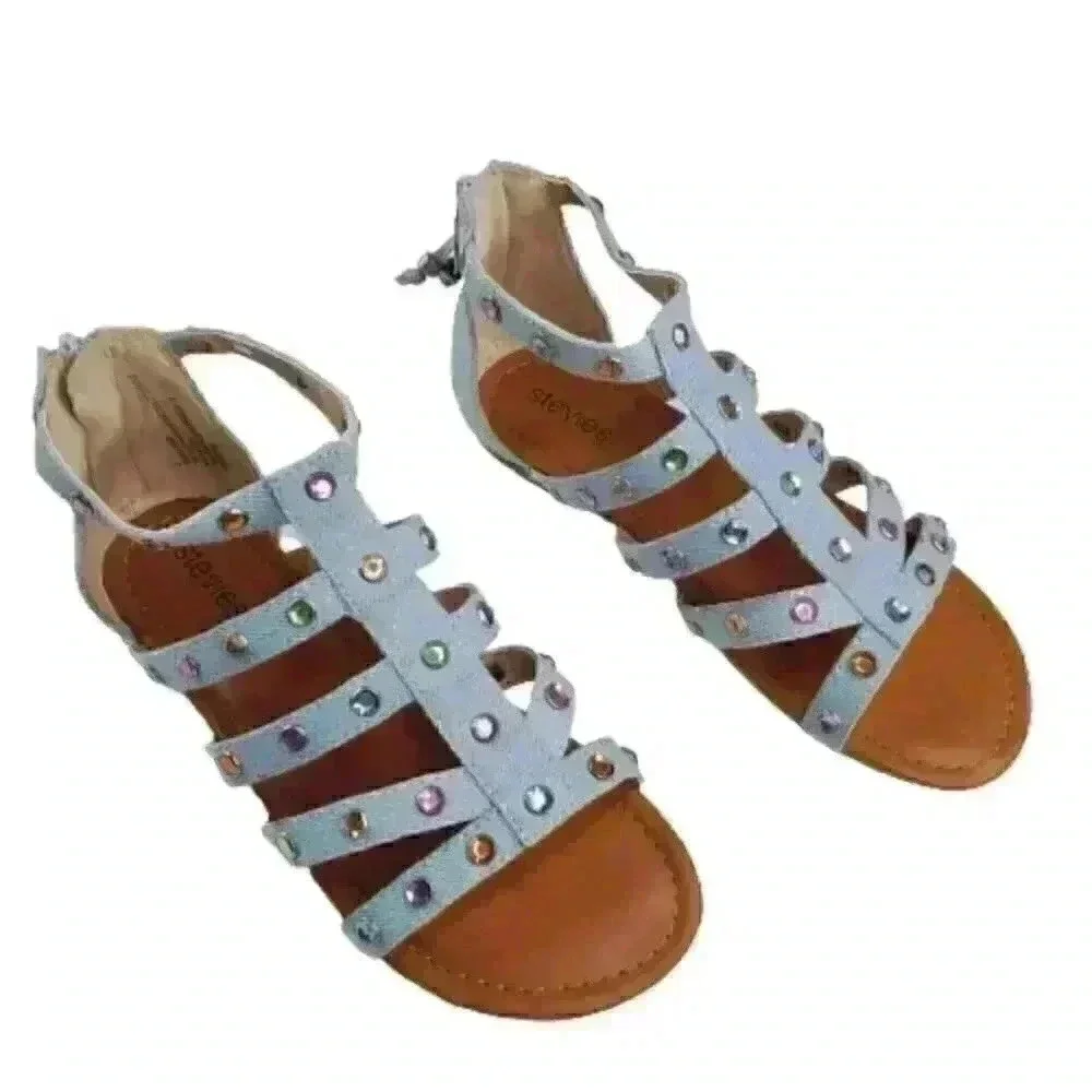 Stevies Big Kids Girl My Squad Embellished Denim